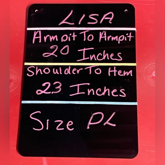 Lisa International Vibrant Scarlet Blouse SZ - PL - Picture 6 of 6